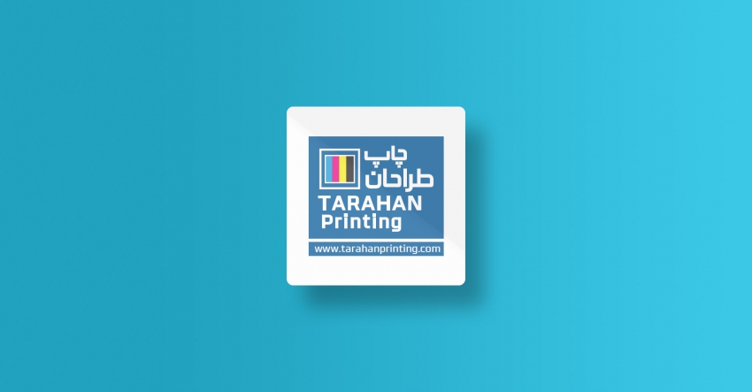 کارت ویزیت لمینت براق مربع